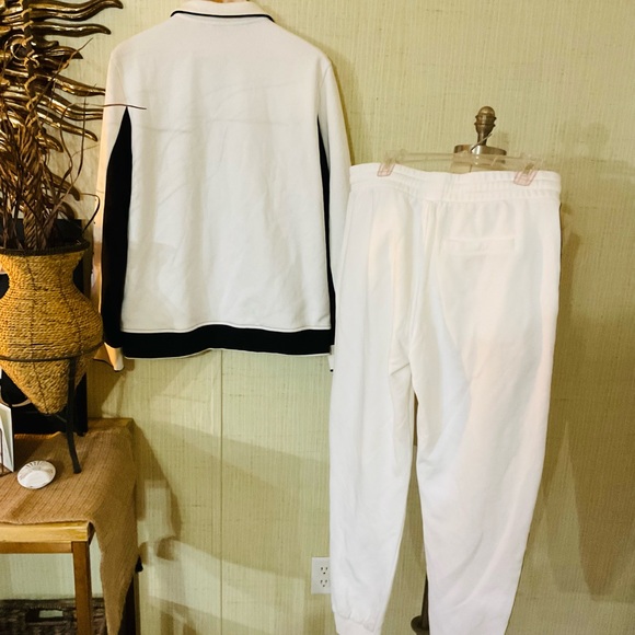 Vintage Active Two Piece Tracksuit Jacket Jogger Set Pants Sz L/30 - Picture 5 of 6